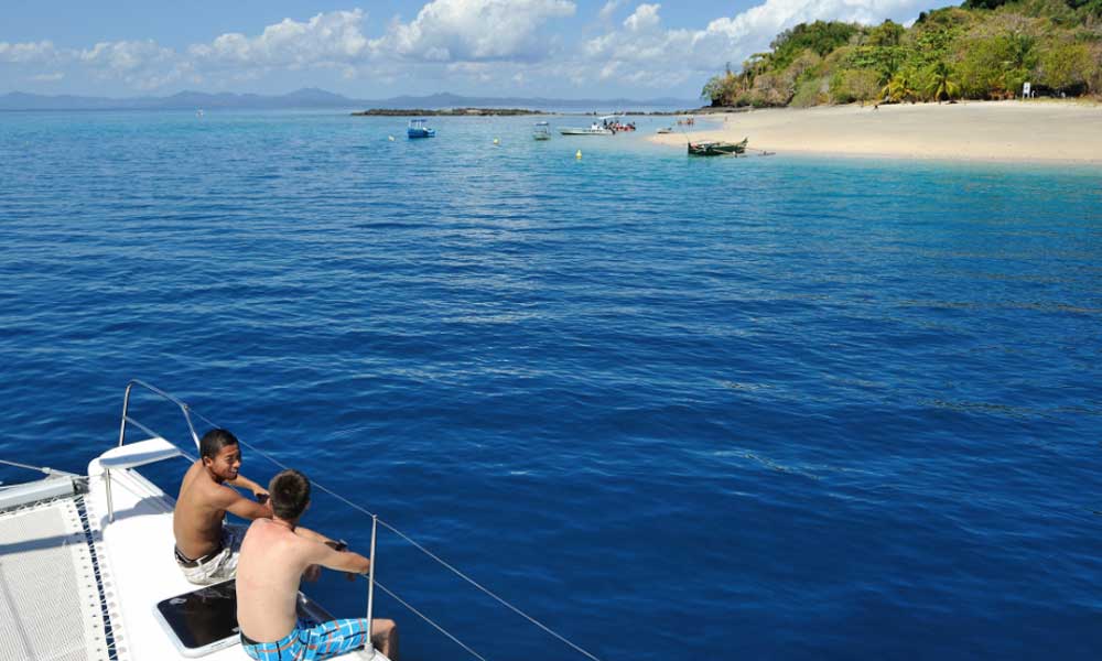 Nosy Kalakajoro is the highest island of the Radama archipelago.